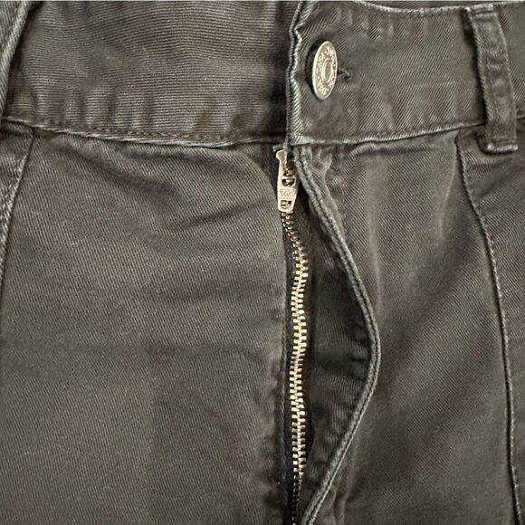 Zara Black Cargo Lightweight High Waisted Trouser Pants - Picture 5 of 5